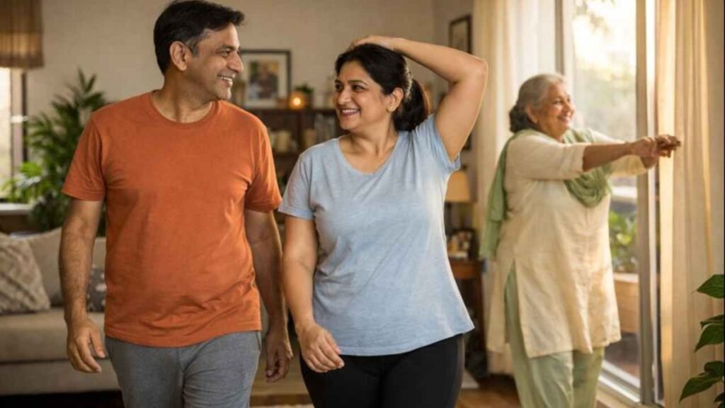 daily lifestyle habits that support healthy blood sugar in an Indian family routine