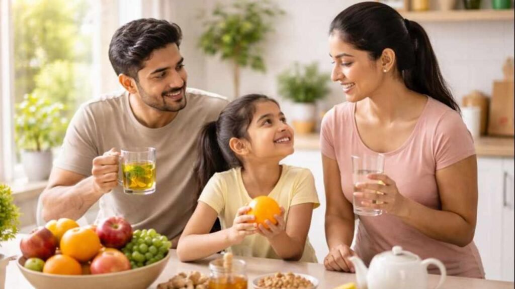 immunity and disease prevention with healthy daily habits at home